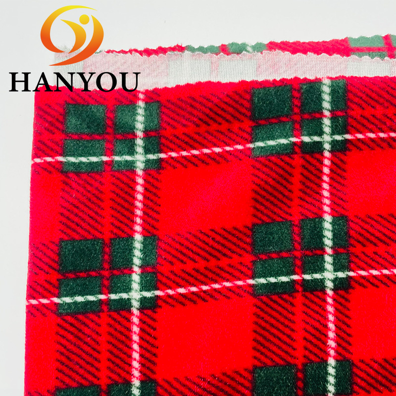 FA Factory Wholesale Red Check Printing Quilting Fabric by The Yard And Customize Digital Printing on Fabric for Fabric Quilts