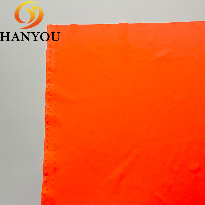 Orange Nylon Waterproof And Ammonia Double-sided Fabric for Yoga Trousers