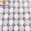  High Quality Pink and white polka dots Super Soft Jacquard Home Textile Sofa Pringting Polyester Cotton Other Rabbit Faux Fur Blanket Fabric