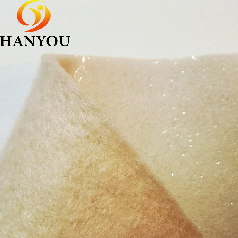 One Cloth And One Transparent Film Hard Polypropylene Woven Waterproof White Geotextile Fabric