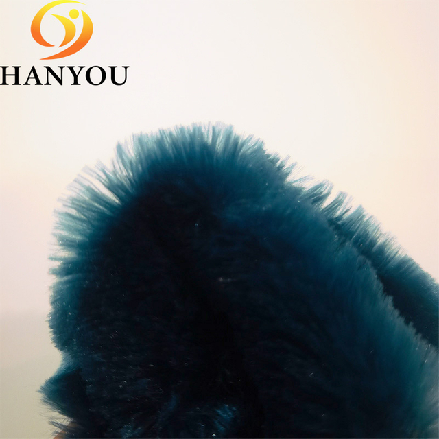 RTS 100 Polyester Blue Electrostatic-free PV Plush Fleece Fabric For Blanket