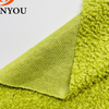 Hanyo Wholesale Soft Boucle Sherpa Teddy Fleece Velvet Fabric 100 Polyester Hot Pashmina Fabric Curly Furry Fabric for Toys Or Coats