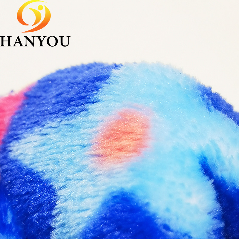 Thick Double Sided Duplex Printing Blanket Fabric Poly Flannel Fleece Fabric on Sale