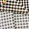Plaid Pattern Polyester Classic Plain Jacquard Strip Faux Fur Fabric for Toys