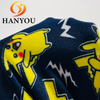 Pikachu Design One Side Polyester Spandex Super Soft