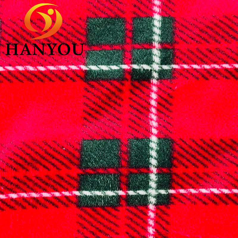 FA Factory Wholesale Red Check Printing Quilting Fabric by The Yard And Customize Digital Printing on Fabric for Fabric Quilts