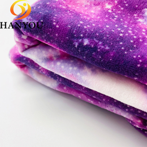 2023 new style Star Galaxy Colourway brushed anti-odour fleece fabric