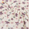 Hanyo Star Print 100% Polyester Coral Fleece Fabric for Child