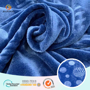 Hanyo Blue Cycle Crystal Super Soft Fabric