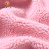 Hanyo Wholesale Polyester Soild Color Sherpa Fleece Fabric