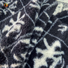 Hanyo Black Printed Cuddle Plush Fleece Fabric