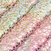 Hanyo Colorful Hot Stamping Faux Fur Fabric 