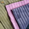 Hanyo Khaki Stripe Jacquard Single Side Flannel Fleece Fabric