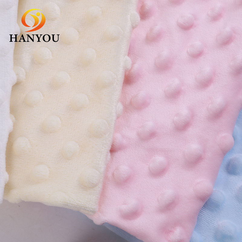 Hanyo Hanyo Plain Dimple Minky Dot Fabric
